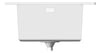 Left Image of Sink Laundry Seima Oros DoubleBowl Drainer Left