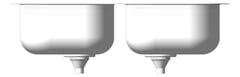 Front Image of Sink Undermount Seima Acero 754