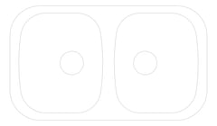 Plan Image of Sink Undermount Seima Acero 754