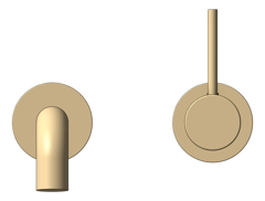 Front Image of MixerSet Wall Seima Anson SeparatePlates UpLever