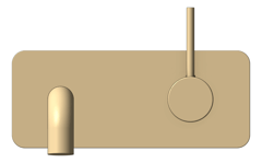 Front Image of MixerSet Wall Seima Anson UpLever