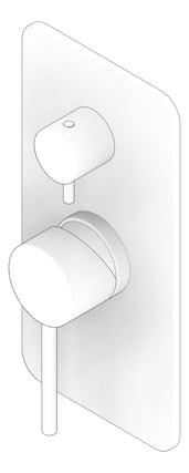 3D Documentation Image of Mixer Diverter Seima Anson