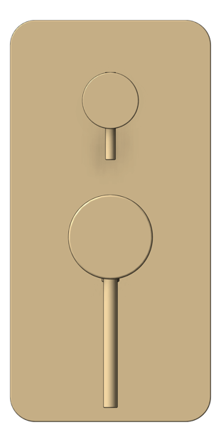 Front Image of Mixer Diverter Seima Anson