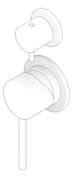 3D Documentation Image of Mixer Diverter Seima Anson SeparatePlates