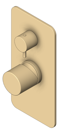 3D Shaded Image of Mixer Diverter Seima Enna