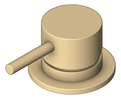 3D Shaded Image of Mixer Hob Seima Anson