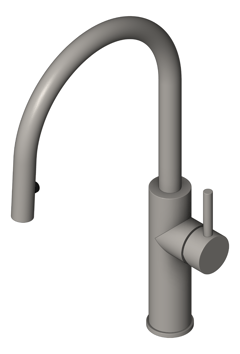 3D Shaded Image of Mixer Sink Seima Anson PullOut