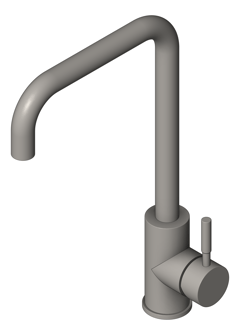 3D Shaded Image of Mixer Sink Seima Anson Squareline