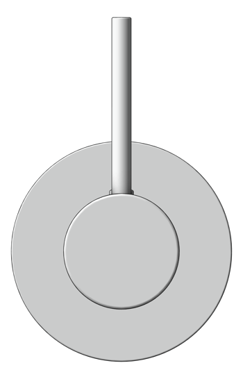 Front Image of Mixer Wall Seima Anson UpLever
