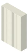 3D Presentation Image of Metal SheetCladding Spantech Longreach650 AluminiumEmbossed