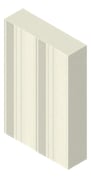 3D Presentation Image of Metal SheetCladding Spantech Longreach650 AluminiumMillFinish