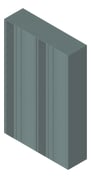 3D Presentation Image of Metal SheetCladding Spantech Longreach650 DeepOcean