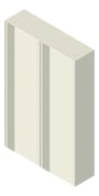 3D Presentation Image of Metal SheetCladding Spantech Longreach650 FlatBase AluminiumEmbossed