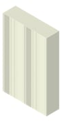 3D Presentation Image of Metal SheetCladding Spantech Longreach650 ShaleGrey