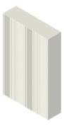 3D Presentation Image of Metal SheetCladding Spantech Longreach650 Zincalume