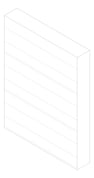 3D Documentation Image of Metal SheetCladding Spantech Longreach800 FlatBase Horizontal AluminiumEmbossed