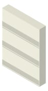 3D Presentation Image of Metal SheetCladding Spantech Longreach800 FlatBase Horizontal AluminiumEmbossed