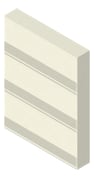 3D Presentation Image of Metal SheetCladding Spantech Longreach800 FlatBase Horizontal AluminiumMillFinish