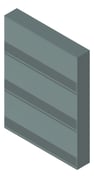 3D Presentation Image of Metal SheetCladding Spantech Longreach800 FlatBase Horizontal DeepOcean