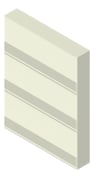 3D Presentation Image of Metal SheetCladding Spantech Longreach800 FlatBase Horizontal ShaleGrey