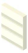 3D Presentation Image of Metal SheetCladding Spantech Longreach800 FlatBase Horizontal Surfmist