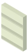 3D Presentation Image of Metal SheetCladding Spantech Longreach800 FlatBase Horizontal TranquilGreen