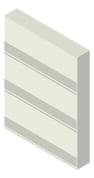 3D Presentation Image of Metal SheetCladding Spantech Longreach800 FlatBase Horizontal Zincalume