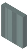 3D Presentation Image of Metal SheetCladding Spantech Longreach800 Vertical DeepOcean