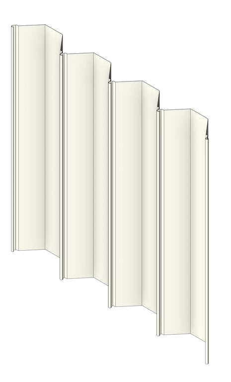 Navigate to SheetCladdingArray Wall Spantech Longreach800 FlatBase Vertical