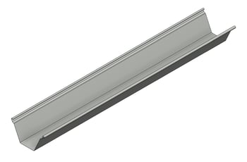 3D Shaded Image of SheetCladding Roof Spantech Longreach650 FlatBase