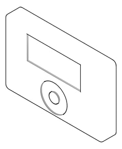 3D Documentation Image of HeatPump Accessory StiebelEltron ControlUnit WallMounted