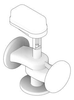 3D Documentation Image of HeatPump Accessory StiebelEltron DiverterValveDN