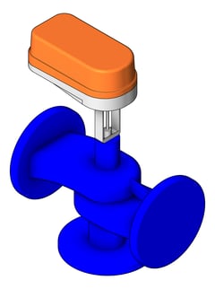 3D Shaded Image of HeatPump Accessory StiebelEltron DiverterValveDN