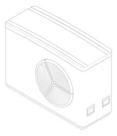3D Documentation Image of HeatPump AirSource StiebelEltron Inverter