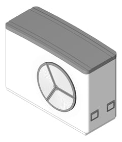 3D Shaded Image of HeatPump AirSource StiebelEltron Inverter