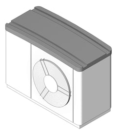 3D Shaded Image of HeatPump AirSource StiebelEltron Inverter Classic