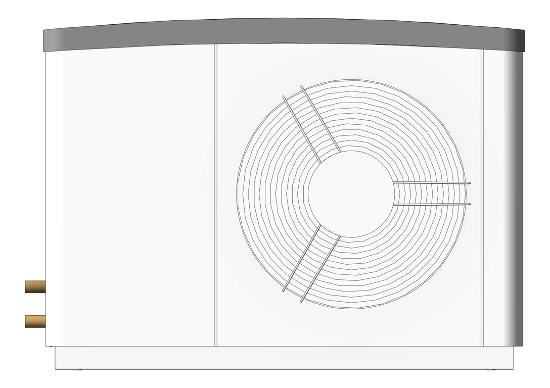 Front Image of HeatPump AirSource StiebelEltron Inverter Classic
