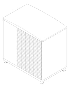 3D Documentation Image of HeatPump AirSource StiebelEltron Inverter Compact 1144mmH