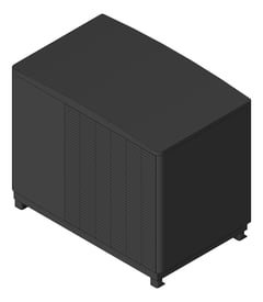 3D Shaded Image of HeatPump AirSource StiebelEltron Inverter Compact 960mmH