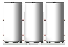Front Image of HeatPump CombinationSkid StiebelEltron HotWater Commercial 3Tanks