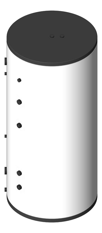 HeatPump Cylinder StiebelEltron Buffer Outdoor