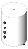 3D Shaded Image of HeatPump Cylinder StiebelEltron HeatingBuffer Compact
