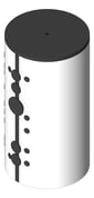 3D Shaded Image of HeatPump Cylinder StiebelEltron HeatingBuffer HighOutput