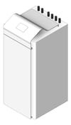 3D Shaded Image of HeatPump Geothermal StiebelEltron 230V