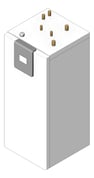 3D Shaded Image of HeatPump Geothermal StiebelEltron 400V