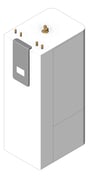 3D Shaded Image of HeatPump IntegralCylinder StiebelEltron