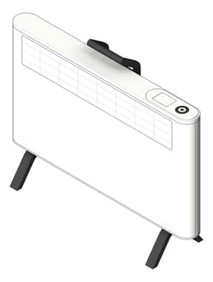 3D Shaded Image of RoomHeater Convection StiebelEltron Freestanding