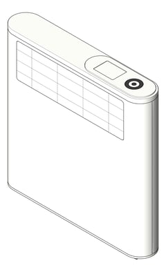 3D Shaded Image of RoomHeater Convection StiebelEltron Plus