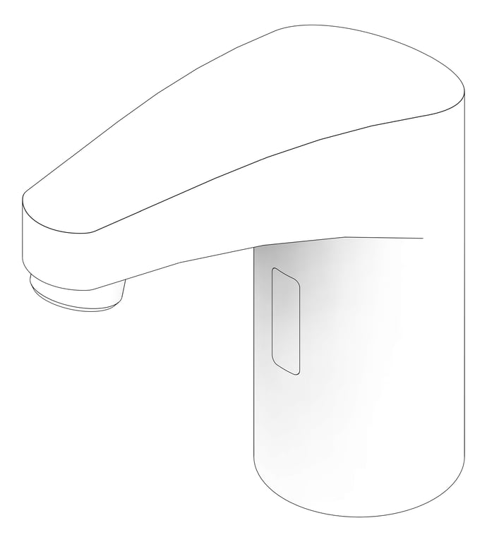 3D Documentation Image of TapSet Basin StiebelEltron Sensor