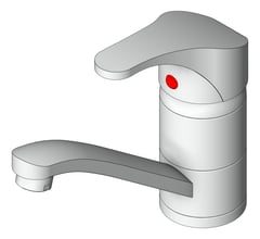 3D Shaded Image of TapSet Sink StiebelEltron Short